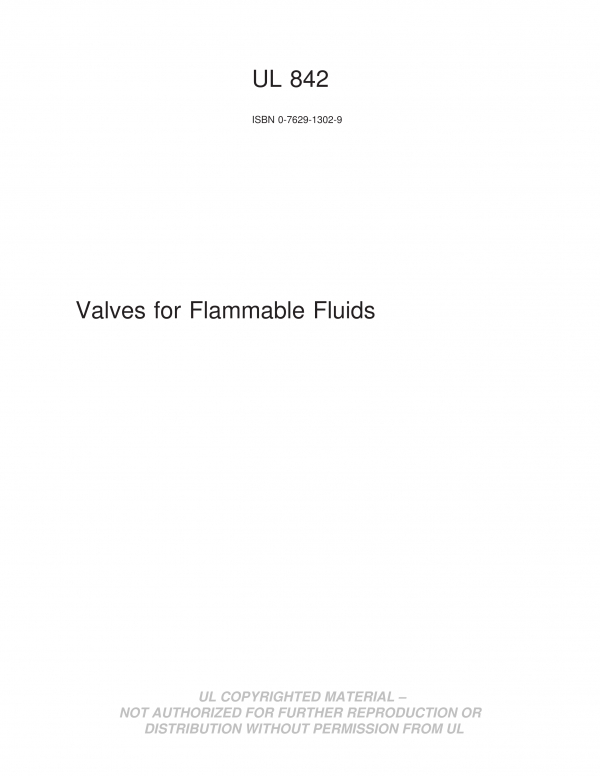 UL 842 PDF UL 842 PDF